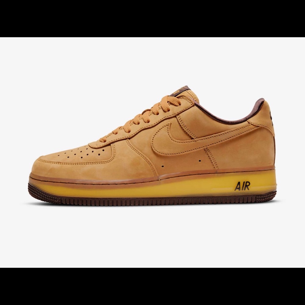 Nike Air Force 1 Low “Wheat Dark Mocha” Size 9.5 - Picture 3 of 10